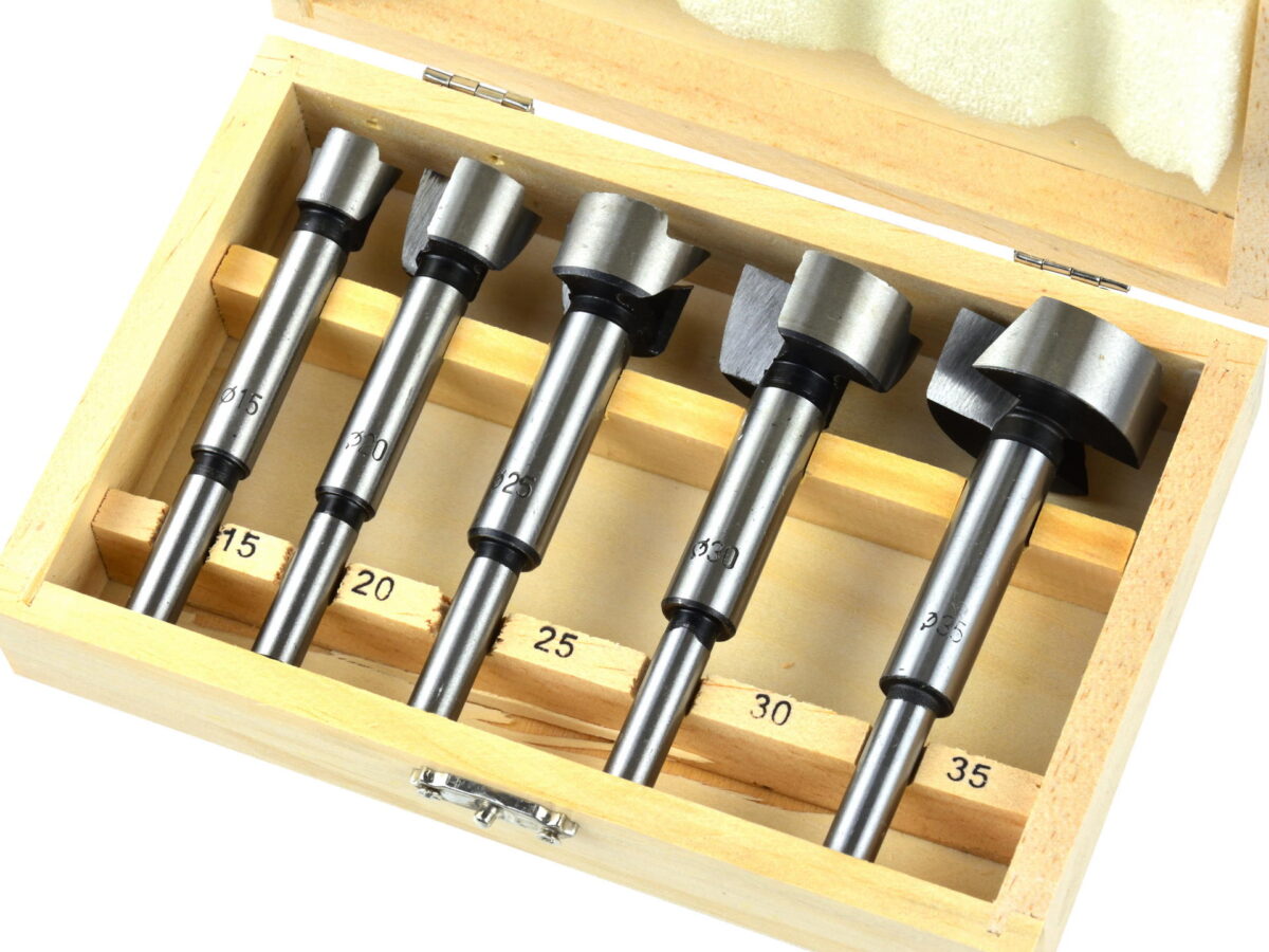 5-osaline puidufreeside komplekt 15-35 mm Puurid ja tarvikud