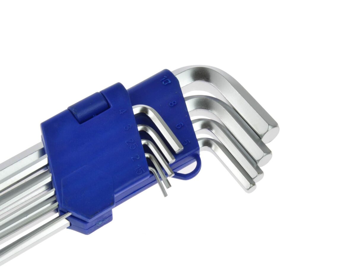 Kuuskant võtmete komplekt 9 osaline 1.5-10mm Autoremont