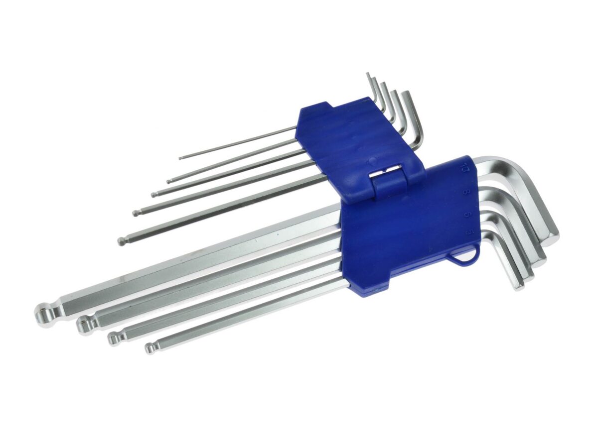 Kuuskant võtmete komplekt 9 osaline 1.5-10mm Autoremont