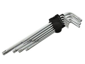 Torx võtmete komplekt 9 osaline T15-T55 Autoremont