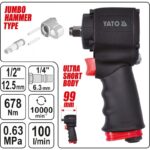 Õhumutrikeeraja 1/2″ 678Nm 99mm 100l/min Suruõhutööriistad