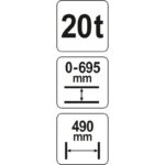 Hüdrauliline press 20T Hüdropressid