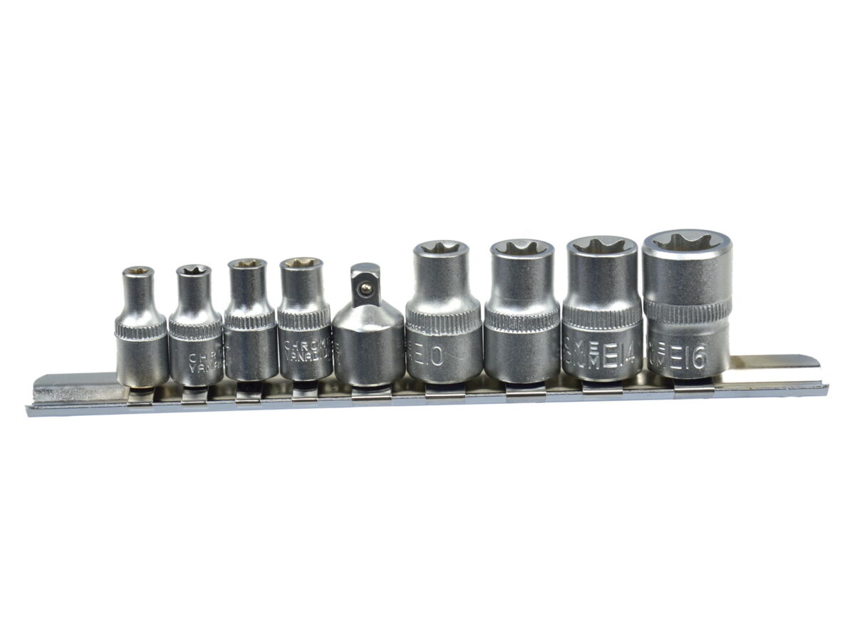 Torx padrunite komplekt 9tk. Võtmete komplektid