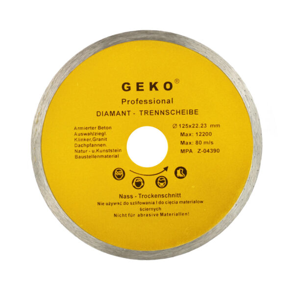 Teemantketas 125x8x22mm Geko PROFI Teemantkettad