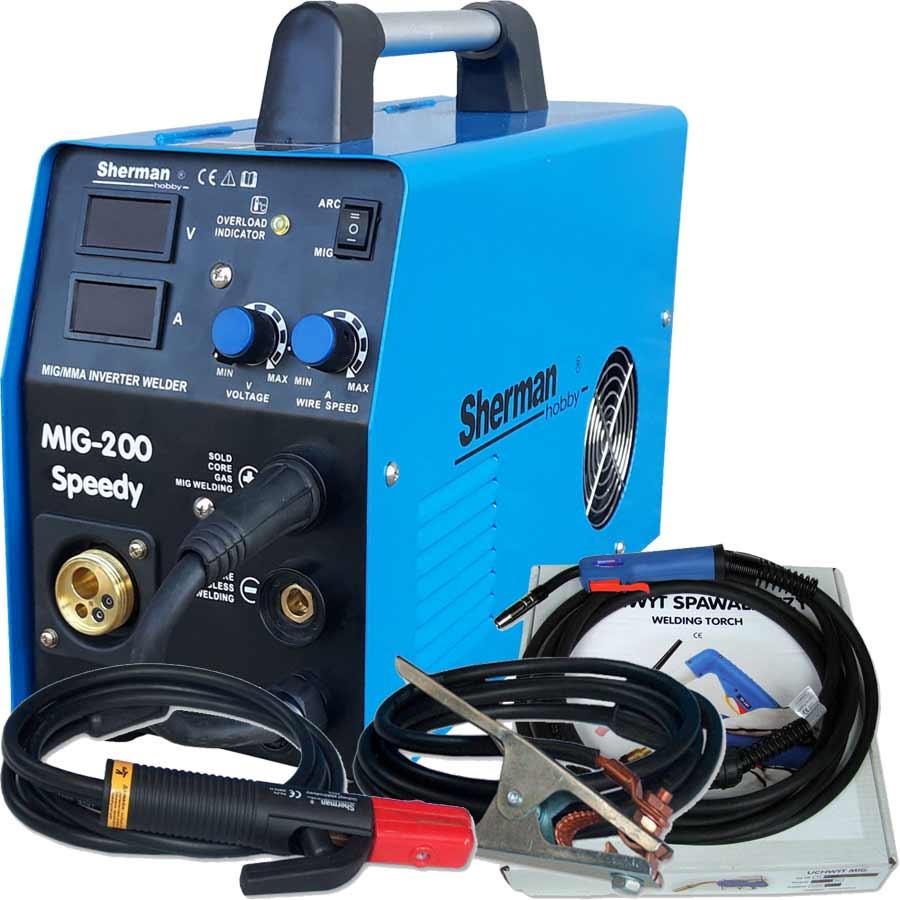 Inverterkeevitus MIG/MAG 200 Sherman Speedy Compact Keevitusseadmed