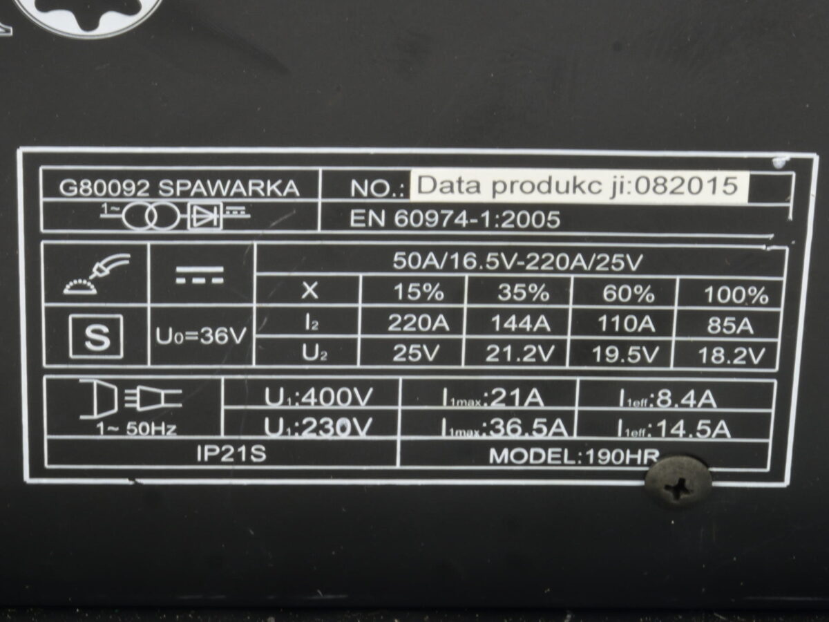 Keevitusseade MIG/MAG 220 Keevitusseadmed