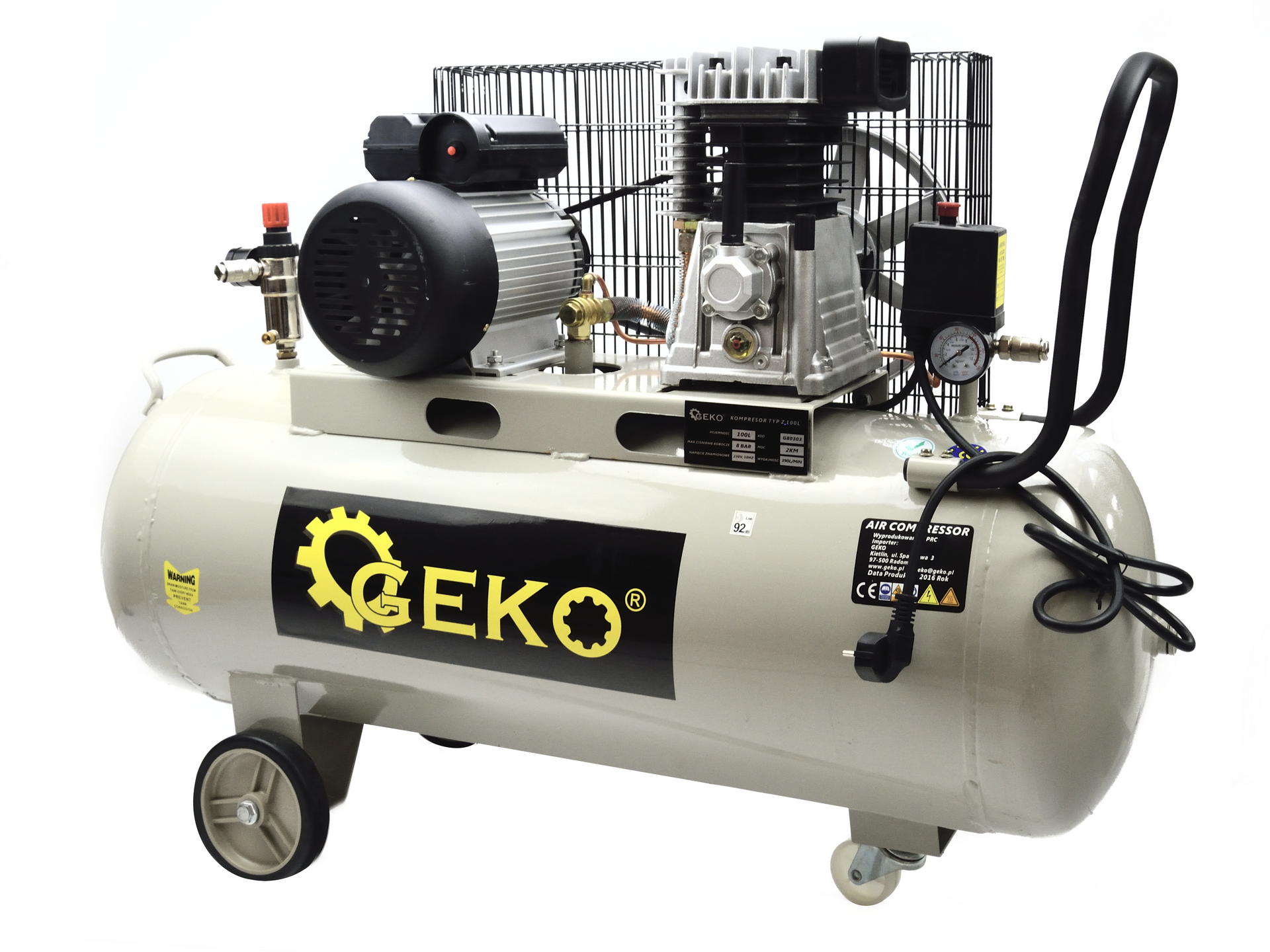 Kompressor 100L 390L/min Garaažiseadmed