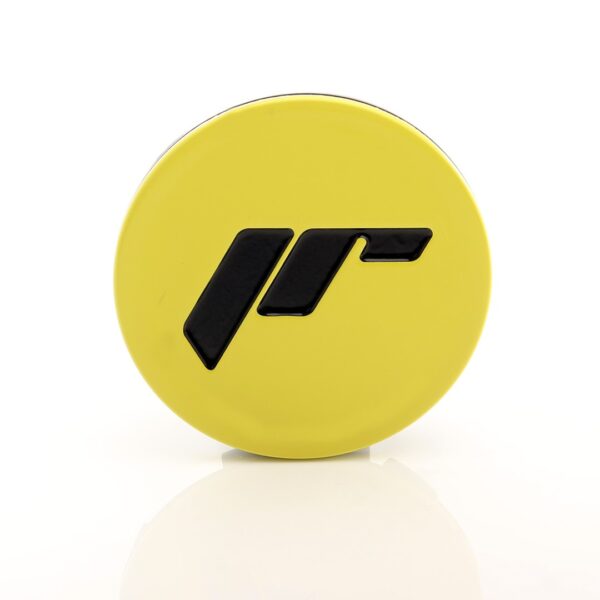 JR alumiiniumist veljekapsel 68mm Yellow Veljekapslid