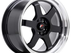 Valuvelg Japan Racing JR12 18×9 ET25 5×114/120 Gloss Black Machined Lip JR12