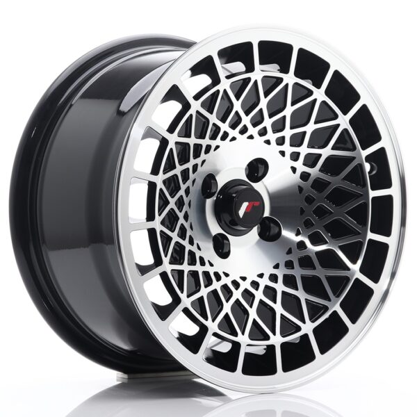 Valuvelg Japan Racing JR14 15×8 ET20 4×100 Gloss Black Machined Face JR14