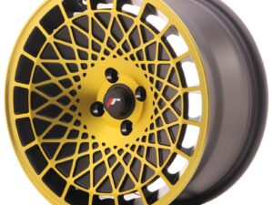 Valuvelg Japan Racing JR14 16×8 ET20 5×100 Matt Black w/Gold Finish JR14