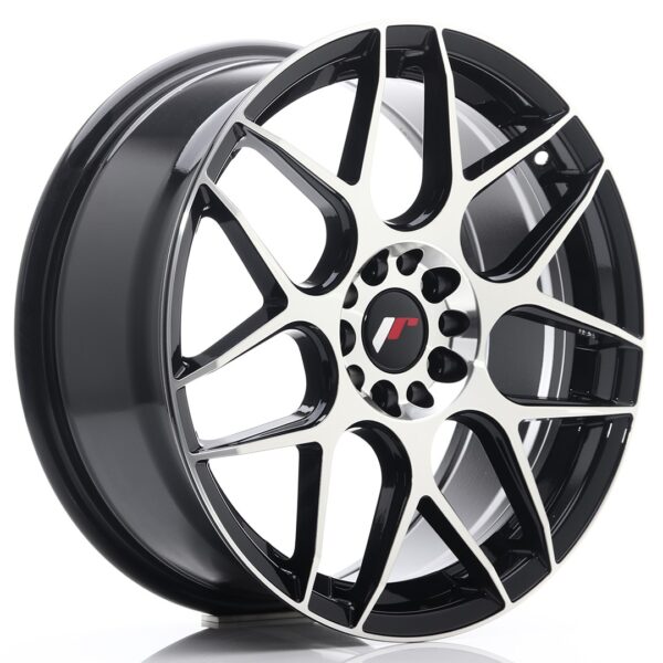Valuvelg Japan Racing JR18 18×7,5 ET40 5×112/114 Gloss Black Machined Face JR18