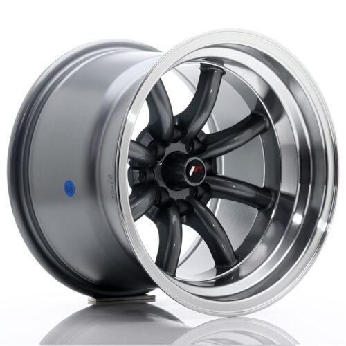 Valuvelg Japan Racing JR19 15×10,5 ET-32 4×100/114 Gun Metal Machined Lip JR19