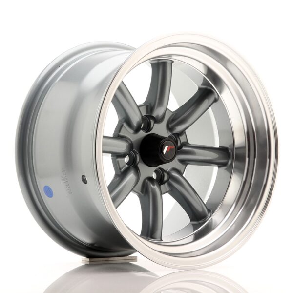 Valuvelg Japan Racing JR19 15×9 ET-13 4×100 Gun Metal Machined Lip JR19