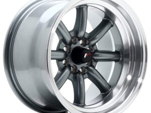 Valuvelg Japan Racing JR19 15×10,5 ET-32 4×100/114 Gun Metal Machined Lip JR19