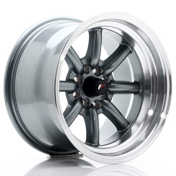 Valuvelg Japan Racing JR19 15×9 ET-13 4×100/114 Gun Metal Machined Lip JR19