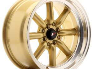 Valuvelg Japan Racing JR19 16×8 ET0 4×100/114 Gold Machined Lip JR19