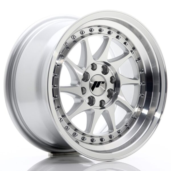 Valuvelg Japan Racing JR26 15×8 ET25 4×100/108 Silver Machined Face JR26