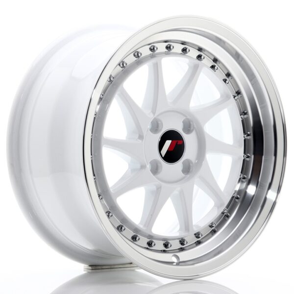 Valuvelg Japan Racing JR26 16×8 ET30 4×100 White Machined Lip JR26