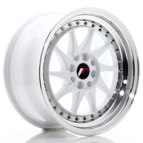 Valuvelg Japan Racing JR26 16×8 ET25 4×100/108 White Machined Lip JR26