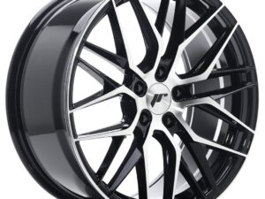 Valuvelg Japan Racing JR28 18×7,5 ET40 5×112 Gloss Black Machined Face JR28