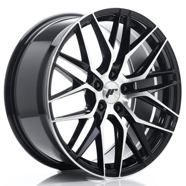 Valuvelg Japan Racing JR28 19×8,5 ET35 5×112 Gloss Black Machined Face JR28