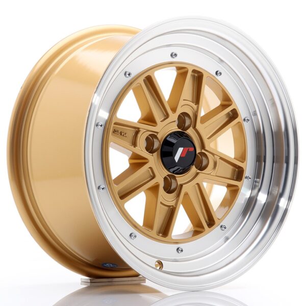 Valuvelg Japan Racing JR31 15×7.5 ET20 4×100 Gold Machined Lip JR31