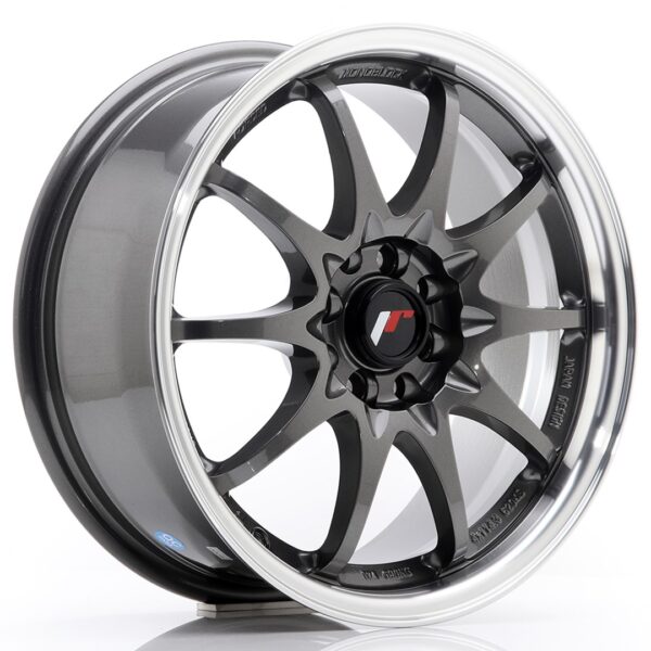 Valuvelg Japan Racing JR5 16×7 ET30 4×100/108 Gun Metal Machined Lip JR5