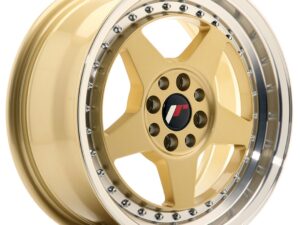 Valuvelg Japan Racing JR6 16×9 ET20 4×100/108 Gold Machined Lip JR6