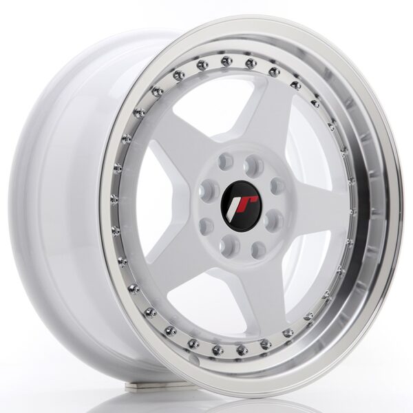 Valuvelg Japan Racing JR6 16×7 ET35 4×100/114 White Machined Lip JR6