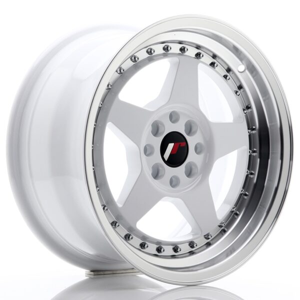 Valuvelg Japan Racing JR6 16×8 ET25 4×100/108 White Machined Lip JR6