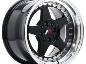 Valuvelg Japan Racing JR6 16×9 ET20 4×100/108 Gloss Black Machined JR6