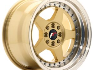 Valuvelg Japan Racing JR6 16×9 ET20 4×100/108 Gold Machined Lip JR6