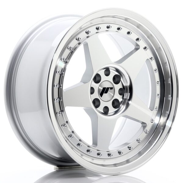 Valuvelg Japan Racing JR6 17×8 ET35 4×100/114 Silver Machined Face JR6