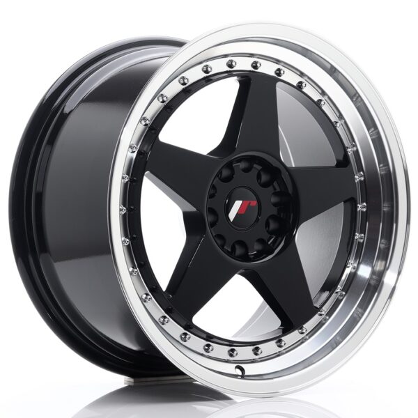 Valuvelg Japan Racing JR6 18×9,5 ET22 5×114,3/120 Gloss Black Machined JR6