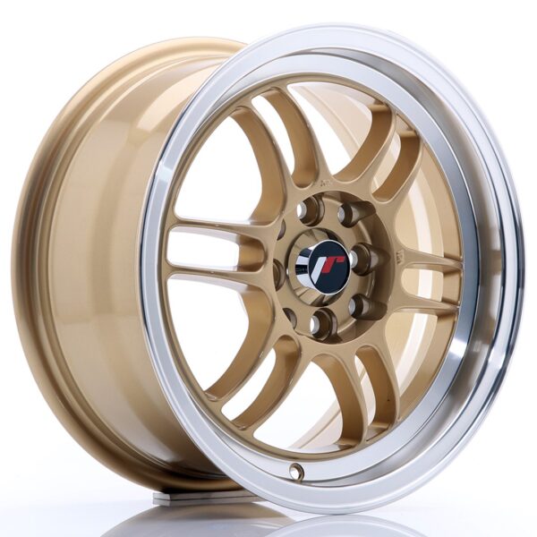 Valuvelg Japan Racing JR7 15×7 ET38 4×100/114 Gold Machined Lip JR7