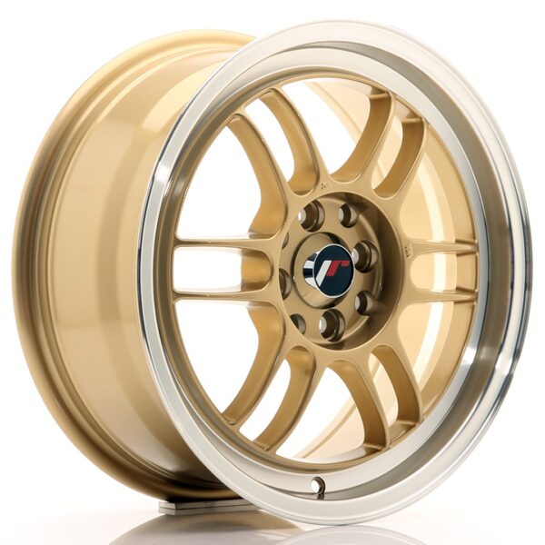 Valuvelg Japan Racing JR7 16×7 ET38 4×100/114 Gold Machined Lip JR7