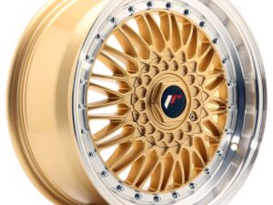 Valuvelg Japan Racing JR9 17×7,5 ET20 4×100/108 Gold Machined Lip JR9