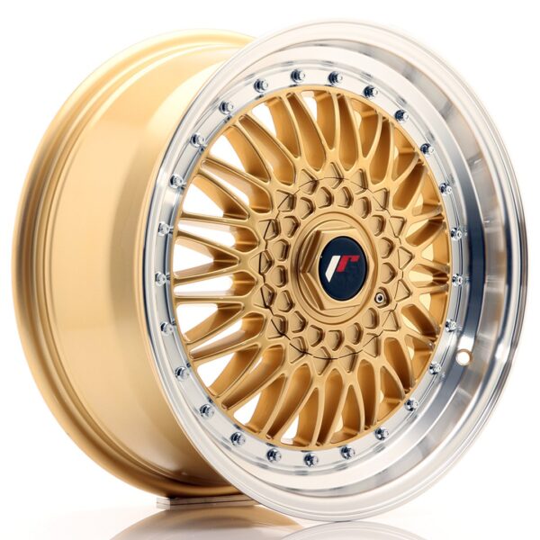 Valuvelg Japan Racing JR9 17×7,5 ET20 4×100/108 Gold Machined Lip JR9