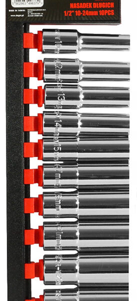 Pikad padrunvõtmed 1/4″ 6-13 mm Verke Premium Võtmete komplektid