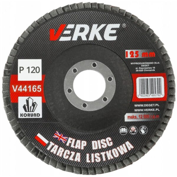 Lamellketas 125mm P100 Verke Lõike- ja lamellkettad