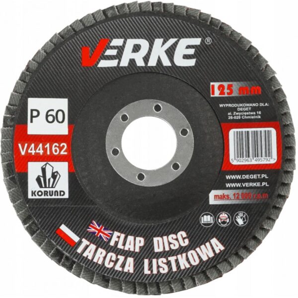 Lamellketas 125mm P80 Verke Lõike- ja lamellkettad