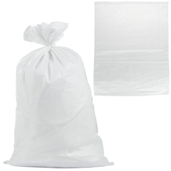 Polüpropüleenist kott 65x105cm 50kg / valge (100/500) Tarvikud