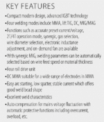 Keevitusseade PRO MIG 250 impulsskeevitus MIG keevitusseadmed