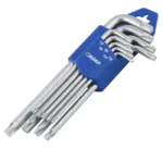 Torx-võtmete komplekt, 9 tk, L-tüüpi, 175 mm, BOXO Võtmete komplektid